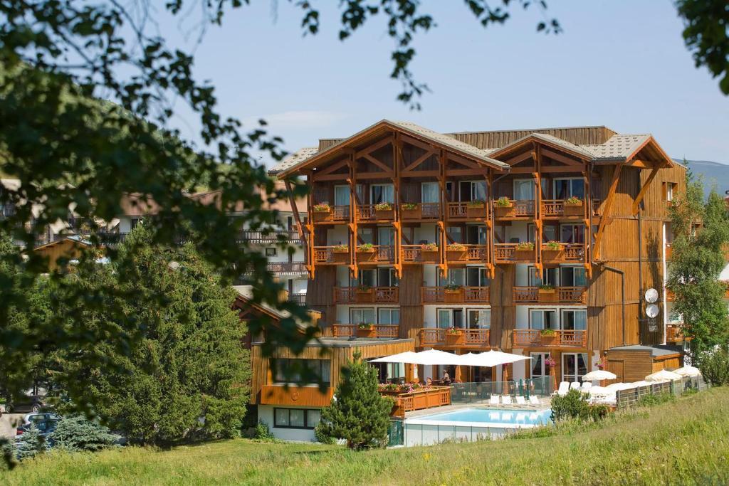 Hotel Le Souleil'Or Les Deux Alpes Exterior foto