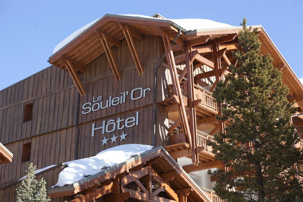 Hotel Le Souleil'Or Les Deux Alpes Exterior foto